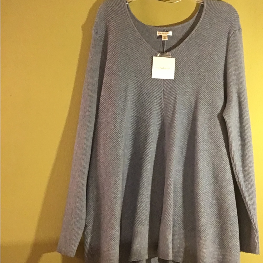 NWT Croft & Barrow V-neck Sweater Size 3X.